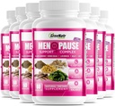 GreeNatr Herbal Menopause 支持热闪电,夜汗和Mood Swings Relief的复合体. 推广平衡荷尔蒙水平 - 黑色 Cohosh, 东奎, Licorice Root & Kelp Leaves (12瓶)