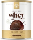Solgar Grass Fed Whey to Go,巧克力 - 2.3磅 - Grass-Fed Whey蛋白粉 - rBGH Free, Non-GMO, Gluten Free - 36 services