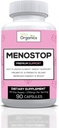MenoStop - 热闪电与绝经支持 - 黑色 Cohosh, Ashwagandha, Dong Quai, Prebiotic和Probiotic Blend - 30日供应