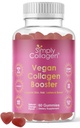 纯Collagen® Vegan Collagen 女性和男性的助推剂 - 推广青春和美丽的皮肤,头发,钉子和拉什 - 具有生物素,维生素A,C,和E的主要氨基酸和抗氧化剂.