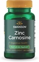 Swanson Ultra Zinc Carnosine (PepZinGI) - 60 Capsules - 胃健康、消化支持和胃微平衡的自然补充