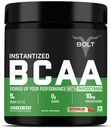 Bolt BCAA粉, 2:1:1 Potent Formula-Leucine, Isoleucine, Valline, Suppots 肌肉恢复,生长和耐力,Watelon Fizz, 30种服务
