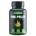 Pine Pollen 补充 wtih 姜根和维生素C,99%的裂缝细胞壁,120 蔬菜盖,Focus & Immune 改善妇女和男子的状况