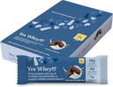 Fx Yes Whey Bar - 15g Whey蛋白棒 配有Creatine支持肌肉,能量和峰值性能 - 1g 糖+ 4g Net Carbs - 无豆巧克力 Oat 牛奶 Crisp Flavor Protein Snack (12巴)