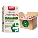 Jarrow Formules Jarro-Dophilus EPS Probiotics 10亿CFU 支持肠道切除术,男女口服保健的Probiotic 补充,120 Veggie Capsules,最多60天供应,12包