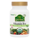 NaturesPlus 生活花园维生素来源 B12 - 包2,60 Vegan Capsules - 蔬菜,Gluten Free,认证有机体 - 60 总服务量