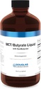 Douglas实验室 MCT/Butyrate 液体与太阳 Butyrate 提供高浓度的卡普里利酸和 Butyric 酸,在欢乐液体中 → 15.6 fl. z. → Lemon Vanilla Flavor