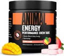动物能源 Chews, 快速代理能源与咖啡因, Nootrophics and Sea Salt for Focus and PreWorkout - 方便和美味的 Chews格式 - 芒果