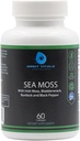 与爱尔兰Moss Burdock Root Bladderwrack & Black Peppers - 营养剂-Rich 超级食品用于Imune, 消化剂,联合,皮肤健康 - Vegan, Non-GMO - 60 爱尔兰Moss Capsules, 在美国制造