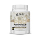 核心营养素 PRO Gourmet 蛋白质混合剂 QQ Whey 蛋白质混合剂 与 MCTs 和 消化酶 QQ 持续释放蛋白质 和 恢复支持 QQ 28 服务(香草蛋糕)