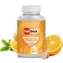 盐Stick Electrolyte Fast Chews - 120 Constant Orange Flavor - Chewable Electrolyte Table for Hydrition, 盐标签,脱水救济