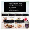 PROTIFIT - 高蛋白蛋白 Meal Plan Starter Kit, 15g 蛋白质补充品 & Snacks, 30天多维他命,理想蛋白兼容性(7天 Kit)