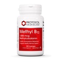 生命平衡议定书 甲基B12 1000mcg - 维生素B12 代谢 - 支持脑健康与健康神经系统 - Kosher, Halal & Vegan - 100 Lozenges