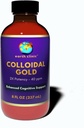地球诊所 → 连体金 - 2X 聚焦于40 ppm,8 fl oz Amber瓶用于增强脑健康和认知支持