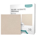 Dimora 升级 10 包银抗菌剂 Alginate 伤口穿甲板, 非 stick Sterile Gauze, 高度吸收和舒适, 4' x 4' 补丁