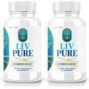 rize 实验室 - LivPure Powered by Nature - 高级公式 - 纯支持liver支持的饮食补充,extra strong, Vegan,liver 函数药(120 Capsules)