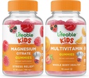 活化镁 儿童 + 多维他命 儿童 Gummys Bundle - Great Tasting, Vitamin Supplement, Gluten Free, GMO Free, Chewwable Gummy (英语:Gluten Free, Gluten Free, Guotble Gummy) (英语).