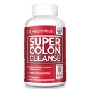 健康+超级Colon Cleanse 120天 Gentle Gut Cleanse Detox, Psyllium Husk, 辅助便秘治疗和消化支持的Probios, 480 Capsules