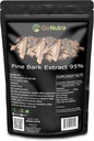 Go Nutra Pine Bark 提取粉末标准化95% Ponanthocyanidins Pine Bark 粉末锅炉补充8oz. 纯 Non-GMO Vegan.