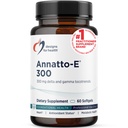 用于Health Annatto-E 300mg Tocotrienols 维生素E - Delta + Gamma Tocotrienols 支持心脏健康,眼部健康,健康衰老 - DeltaGold抗氧化剂补充剂(60 Vitamin E Softgels)