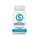 购物年金品牌Immune Premium Immune + Formula - 每日Immune 支持 Reishi Mushroom, Echinacea, American Ginseng, Vitamin C & Zinc - 支持精神清晰度和能量水平 (60 Capsules)