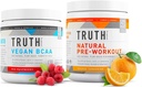 真理营养 自然运动员锻炼堆—自然预磨(Orange Tangerine) + Vegan BCAA(红莓)