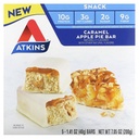 Atkins Snack,焦糖苹果派酒吧,5个酒吧,1.41 oz(40 g)各1个