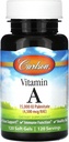 Carlson实验室维生素A Palmitate, 15000 IU, 120软胶