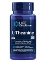 生命延展L-Theanine、氨基酸Theanine、平静、放松、Mood、Gluten-Free、非GMO、蔬菜、200毫克、60卡普勒