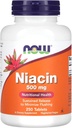 Now Foods - Niacin 500 mg 250 tabs (包装2)