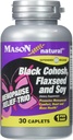 MASON 自然更年期 三重奏: 黑色 Cohosh , Flaxseed, & Soy( 超期发布) - May 缓解热闪光和夜间汗水 *, 支持健康荷尔蒙平衡 *, 30个卡片