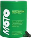 O Positiv Moto 妇女代谢支助——能源、弯曲、健康代谢——Vegan Capsules,30名服务员