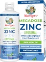 MaryRuth 有机体营养补充剂 | Liposomal 液体锌补充剂 维生素 E | 总体健康和皮肤护理 | 蓝莓 | Vegan, Non-GMO, Gluten Free, no Sugar Added | 15.22 Fl Oz