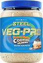 钢质补充剂 Veg-PRO β Vegan蛋白粉,花生酱饼干和Creme → 25 services (1.93lbs) β Vegan蛋白粉,配有 BCAA 氨基酸 → 非乳制品 → 低碳配方