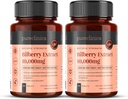 Pureclinica Bilberry 抽取 10,000 mg x 360 片(2瓶) - 10 X 与大多数其他药片相比,每片Anthocyanidins - 5 mg Black Pepper 抽取 300% 增加吸收
