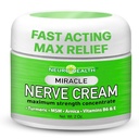 Miracle Nerve Cream - 最大强度 - Turmeric和Arnica 混合神经病症缓解法 - 与MSM, B6, E - 美国制造的舒舒脚与手公式