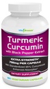 含有黑色胡椒萃取物的Turmeric Crucumin 复合物 - 每卡普尔755mg, 180 Veg. Caps - 含有管道(用于高级吸收和Tummer Bio-vailable)和95%的标准化的Crucuinoids