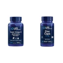 生命延长 Super Omega-3 EPA/DHA 鱼油,芝麻 利格南和橄榄 提取 - Omega 3 补充与锌 Caps,锌 50 mg,锌 Citrate,支持身体的免疫防御