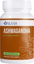 Ashwagandha 补编 -- -- 自然救济和Stamina支助,帮助缓解紧张局势 60 Capsules 纯根与黑椒提取,用于强化吸收维冈,美国制造