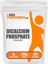 Bulk Assupports.com 磷酸二酯-钙辅料,DCP Assuppose-Unfavored & Gluten Free,每服2g,250g(8.8 oz)(一包)