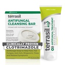 Terrasil Antifungal Cream + Antifungal Soap 2-Product Kit Clotrimazole 临床生产有效治疗和救济:Jock Itch Athletes Footgal Yeast Information Ringtrom(50g Tube & 75g bar)