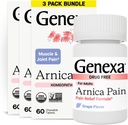 Genexa Arnica 止痛药片 减痛药片 减痛药片 止痛药片 止痛药片 止痛药片 止痛药片(3包)