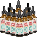 Liposomal Glutathione Liquid 2000MG – 女性和男性抗氧化剂解毒补充剂,老化防御,肝功能和能量,含Hyaluronic Acid + Aloe Vera + Vitamin C, Natural & Vegan, 20 FL.OZ
