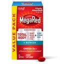 MegaRed Omega-3 混合体总体 + 刷新500mg 软胶, (65 in a bottle), Easy Absorbed Krill Oil, 支持你的心脏, 关节, 大脑和眼睛