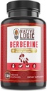Berberine HCL 1200mg 配有锡兰桂、Bitter Melon 和 Green Tea Excert QQ 支持心血管和GI 健康 支持免疫系统 120 Capsules