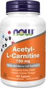 现在食品 乙酰-L-Carnitine 750毫克 - 90 片剂
