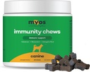 MYOS 对狗的豁免 Chew -- -- 免疫系统支持、抗氧化剂、帮助细胞健康和生命力 -- -- 与Colostrum、Resveratrol、Astragalus Root和蘑菇 -- -- 每日化学补充