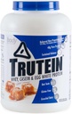 体营养 特鲁特因高蛋白粉:45% Whey,45% Casein,10% Egg White,无葡萄糖,低钠,草药 Whey蛋白粉,Gym补充剂和早餐摇摆,盐焦糖,4lb