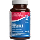 维生素E 400 IU 软胶 - 临床配方 天然维生素E 补充物 配有 d-Alpha Tocopherol 和 混合 Tocopherols 用于毛皮和钉子+ 抗氧化剂免疫支持 - 90 services