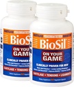 Biosil On Your Game - 60 Veggie Capsules, pack of 2 - 带有专利的 ch-OSA 复合体 - 增加Collagen生产,用于联合减轻疼痛,灵活性和运动范围 - GMO Free - 60-Day供应